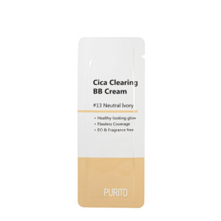 BB-крем із екстрактом центели азіатської Purito Cica Clearing BB Cream #13 Neutral Ivory (Пробник)