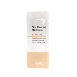 BB-крем із екстрактом центели азіатської Purito Cica Clearing BB Cream #15 Rose Ivory (Пробник)