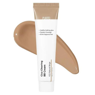 BB-крем із екстрактом центели азіатської Purito Cica Clearing BB Cream #23 Natural Beige 30ml BB-крем із екстрактом центели азіатської Purito Cica Clearing BB Cream #23 Natural Beige 30ml
