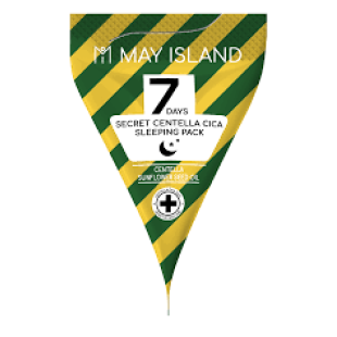 Маска ночная успокаивающая с высоким содержанием центели May Island 7 Days Secret Centella Cica Sleeping Pack 5ml