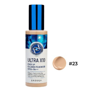 Тональная Основа Премиальная С Коллагеном Enough Enough ULTRA X10 Cover Up Collagen Foundation SPF50+ PA+++ №23 100g