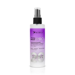 Термозахисний спрей Soika Pro Thermo Mist, SPF 20, для всіх типів волосся, 200 мл