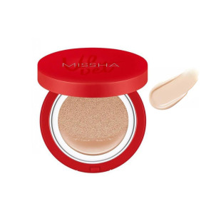 Тональный кушон для лица Missha Velvet Finish Cushion SPF50+/PA+++ (21 Светло-Бежевый)