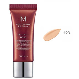 ВВ Крем Матирующий С Идеальным Покрытием Missha M Perfect Cover BB Cream SPF42 PA+++ (20ml, 23 оттенок - натуральный беж)