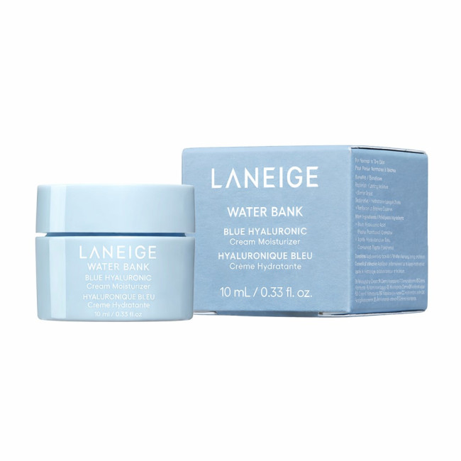 Зволожуючий крем для обличчя Laneige Water Bank Blue Hyaluronic Moisture Cream 10 мл, фото 1
