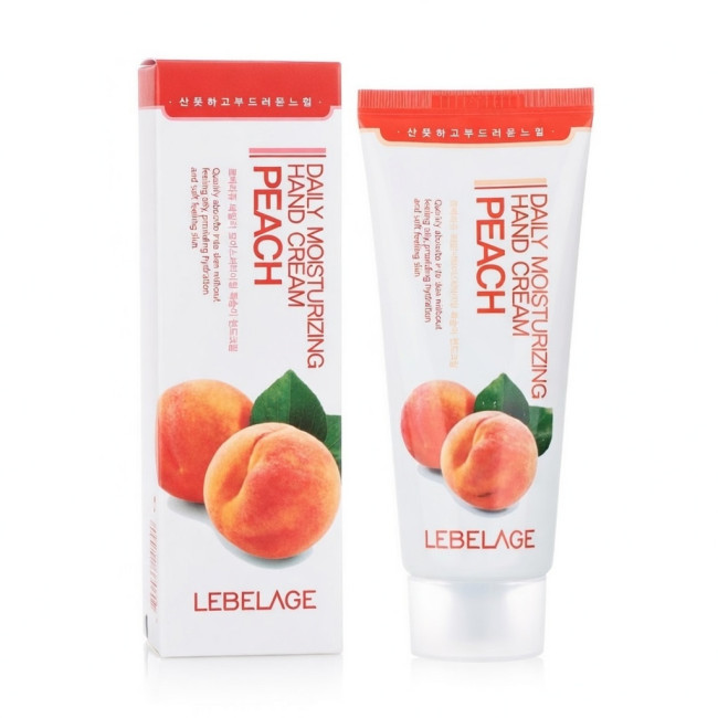 Крем для рук Lebelage Daily Moisturizing Peach Hand Cream 100 мл, фото 1