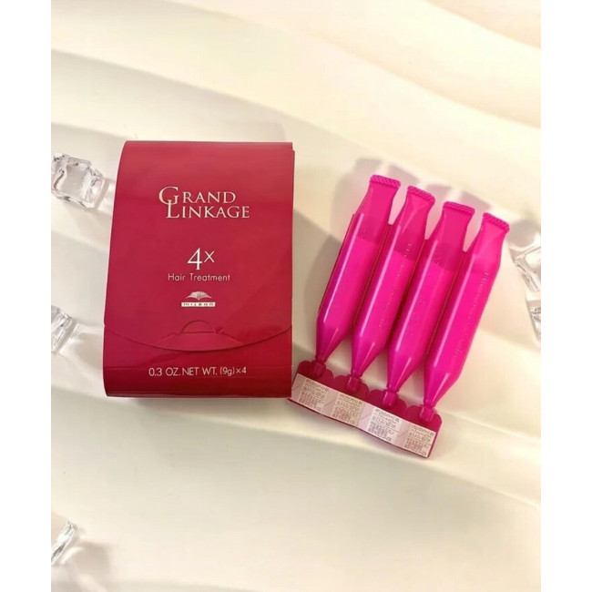 Маска для м'якого і тонкого волосся в ампулах Milbon Grand Linkage 4шт 9g, фото 4 Маска для м'якого і тонкого волосся в ампулах Milbon Grand Linkage 4шт 9g, фото 4