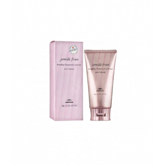 Бальзам для відновлення жорсткого волосся Milbon Jemile Fran Treatment Juicy Glossy 180g, фото 3 Бальзам для відновлення жорсткого волосся Milbon Jemile Fran Treatment Juicy Glossy 180g, фото 3