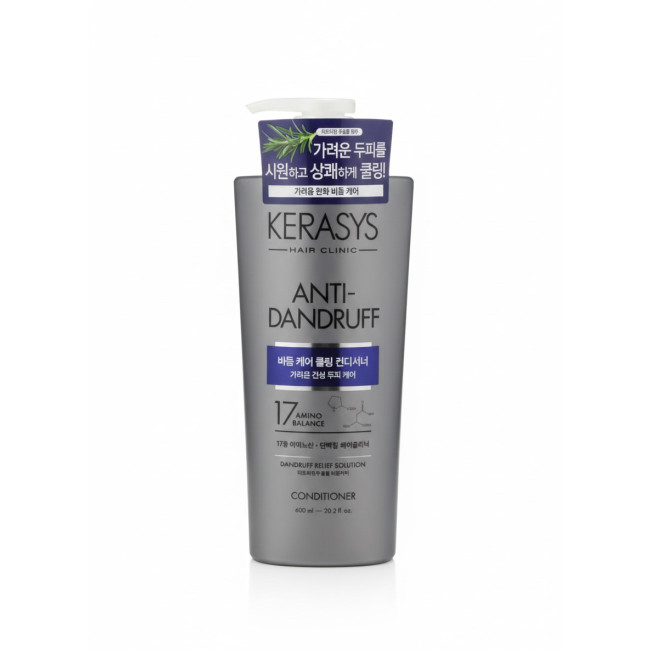 Кондиціонер для волосся Kerasys Clinic Conditioner Dandruff Scalp Itch Care 600ml , фото 1