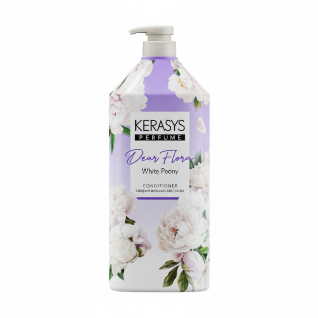 Кондиціонер для волосся Kerasys Dear Flora White Peony Rinse 1.5L, фото 1