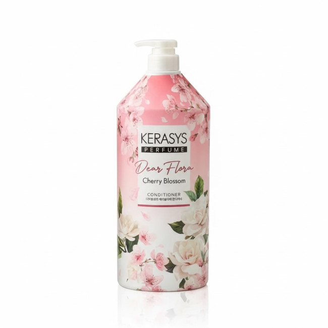 Кондиционер для волос Kerasys Dear Flora Cherry Blossom Rinse 1.5L, фото 1