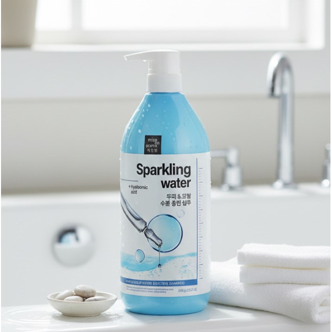 Шампунь для волосся зволожувальний Mise-En-Scène Hair & Scalp Hydro Booster Shampoo 800g, фото 3 Шампунь для волосся зволожувальний Mise-En-Scène Hair & Scalp Hydro Booster Shampoo 800g, фото 3