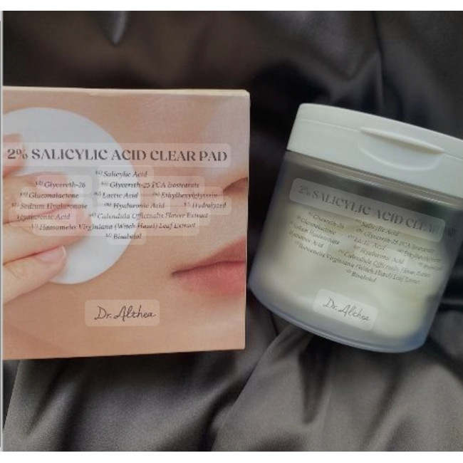 Тонер-педи з саліциловою кислотою 2% Dr.Althea 2% Salicylic Acid Clear Pad, фото 4 Тонер-педи з саліциловою кислотою 2% Dr.Althea 2% Salicylic Acid Clear Pad, фото 4