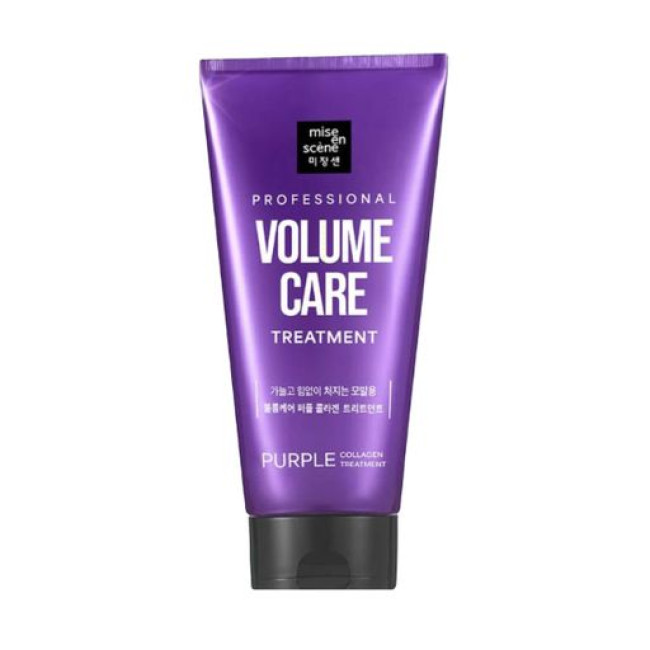 Маска для об'єму волосся Mise-En-Scène Volume Care Purple Collagen Treatment , фото 1