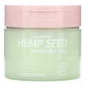 Очищуючі тонер-педи для обличчя з коноплею Lalarecipe Hemp Seed Purifying Pad 220ml/70pcs, фото 2