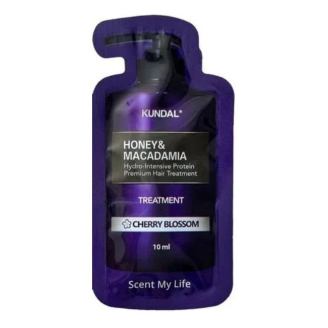 Кондиционер для волос Kundal Honey&Macadamia Hydro-Intensive Protein Premium Hair Treatment Cherry Blossom 10ml, фото 1