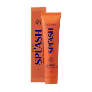 Зубная паста освежающая со вкусом персика и абрикоса Splash 75 ml Зубная паста освежающая со вкусом персика и абрикоса Splash 75 ml