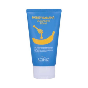 Пінка Для Умивання З Екстрактами Банану та Меду SCINIC HONEY BANANA CLEANSING FOAM 150ml