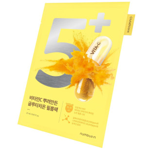 Тканинна маска для обличчя з вітамінами Numbuzin Vitamin Spotlight Sheet Mask 1шт