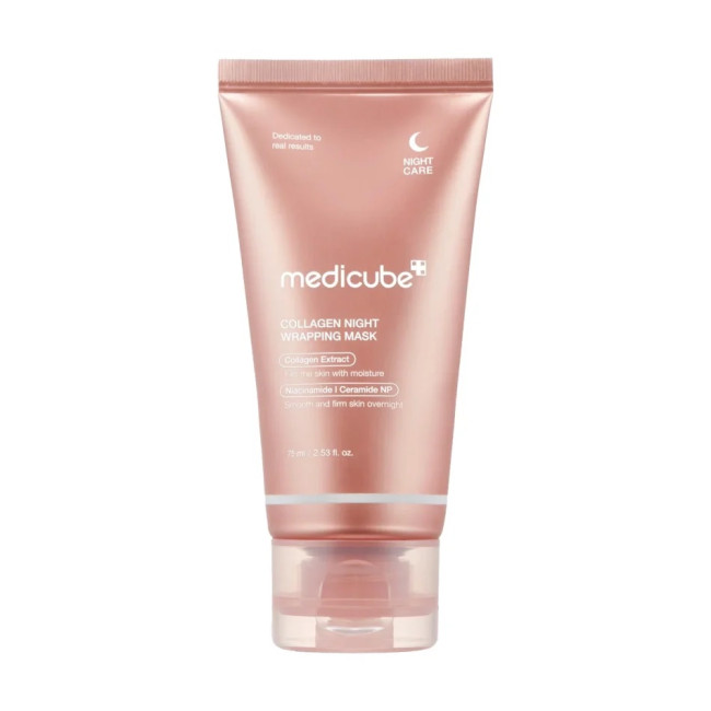 Маска [MEDICUBE] COLLAGEN NIGHT WRAPPING MASK, фото 1