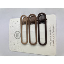 Набір Заколок зажимів для волосся CHACOTT Hair Set Clips Beige 6cm, фото 3