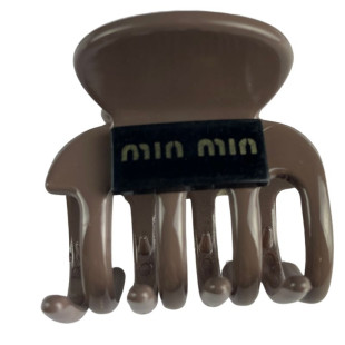 Заколка для волос MIU MIU Hair Clip Beige *4.5cm