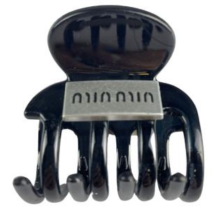 Заколка для волосся MIU MIU Hair Clip Black *4.5cm