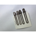 Набор заколок зажимов для волос CHACOTT Hair Set Clips Beige, фото 4