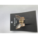 Заколка для волос CHACOTT Hair Clip Crystal Brown 4.5cm, фото 3