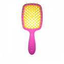 Расческа для волос фукция с желтым Janeke Superbrush, фото 2 Расческа для волос фукция с желтым Janeke Superbrush, фото 2