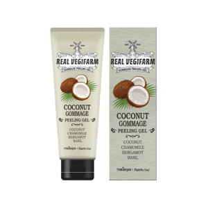 Пілінг скатка FORTHESKIN SUPER FOOD REAL VEGIFARM GOMMAGE PEELING GEL - COCONUT [120ml]