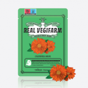 Маска FORTHESKIN SUPER FOOD REAL VEGIFARM DOUBLE SHOT MASK-CALENDULA [23ml], фото 3