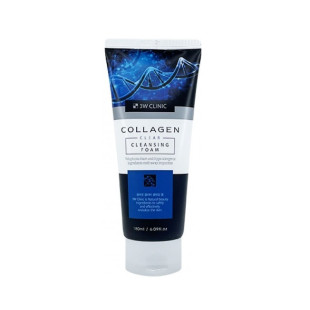 ПЕНКА ДЛЯ УМЫВАНИЯ 3w clinic  COLLAGEN CLEAR CLEANSING FOAM  180 мл 