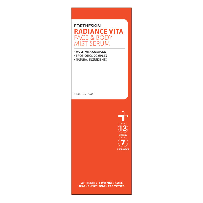 Спрей сироватка для обличчя і тіла FORTHESKIN RADIANCE VITA FACE & BODY MIST SERUM [200ml], фото 3