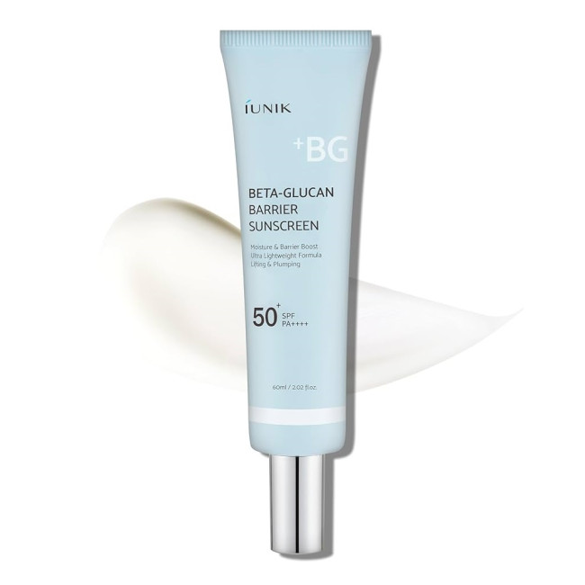 Сонцезахисний крем на основі хімічних фільтрів IUNIK Beta Glucan Barrier Sunscreen 60ml, фото 3 Сонцезахисний крем на основі хімічних фільтрів IUNIK Beta Glucan Barrier Sunscreen 60ml, фото 3