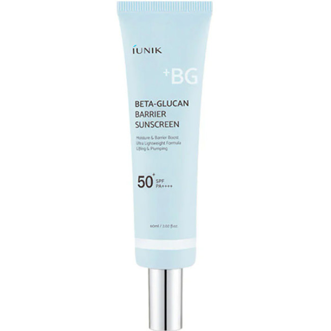 Сонцезахисний крем на основі хімічних фільтрів IUNIK Beta Glucan Barrier Sunscreen 60ml, фото 1 Сонцезахисний крем на основі хімічних фільтрів IUNIK Beta Glucan Barrier Sunscreen 60ml, фото 1