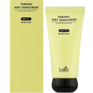 Легкий солнцезащитный крем с маслом тамана La'dor Tamanu Airy Sunscreen SPF 50+ PA++++ 50ml