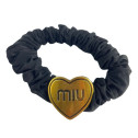 Резинка для волосся MIU MIU Hair Tie Heart Grey, фото 2