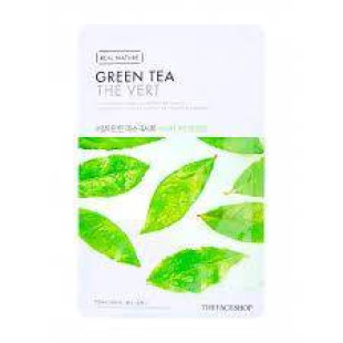 Маска Для Лица С Экстрактом Зеленого Чая The Face Shop Real Nature Mask Sheet Green Tea