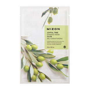 Маска Увлажняющая С Оливковым Маслом Mizon Joyful Time Essence Mask Olive Mild & Moisturizing