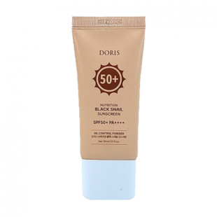 Сонцезахисний крем з екстрактом равлика Doris Nutrition Black Snail Sunscreen  30мл