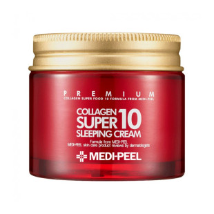 Крем Ночной Для Лица Омолаживающий С Коллагеном Для Уплотнения Кожи MEDI-PEEL Collagen Super 10 Sleeping Cream 70ml