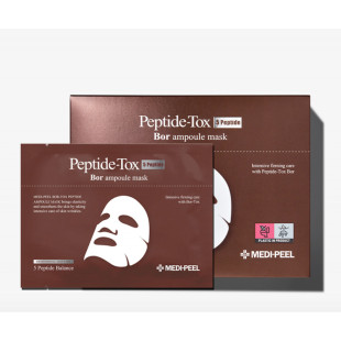 Маска тканинна пептидна відновлююча для обличчя Medi-Peel Bor-Tox Peptide Ampoule Mask 1шт