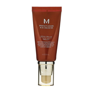 ВВ Крем Матуючий З Ідеальним Покриттям Missha M Perfect Cover BB Cream SPF42 PA+++ 50ml, 27 відтінок  медовий беж