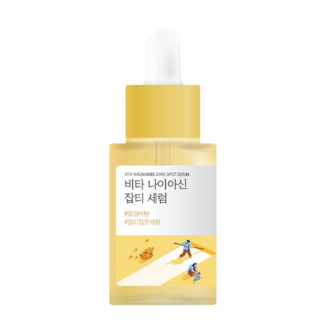 Осветляющая сыворотка с витамином C и ниацинамидом Round Lab Vita Niacinamide Dark Spot Serum 30ml, фото 1