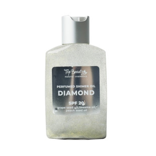 Суха парфумована олія для засмаги та сяйва шкіри Top Beauty SPF 20 Diamond