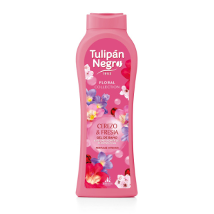 Гель для душа Tulipan Negro Floral Вишня и фрезия, 650 мл