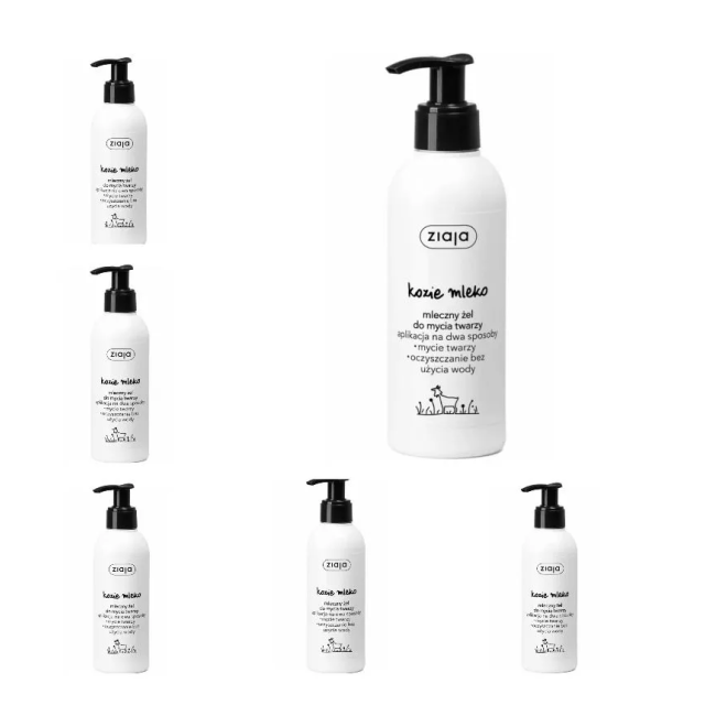 Молочний гель для умивання Козине молоко Ziaja 200 мл, фото 3 Молочний гель для умивання Козине молоко Ziaja 200 мл, фото 3