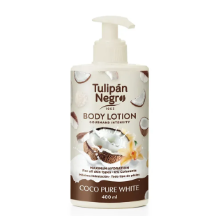 Лосьйон для тіла Tulipan Negro Ніжний Кокос 400 мл Лосьйон для тіла Tulipan Negro Ніжний Кокос 400 мл