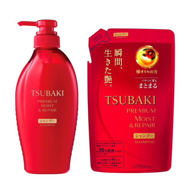Шампунь TSUBAKI Premium Moist & Repair Shampoo (refill) 300ml, фото 3 Шампунь TSUBAKI Premium Moist & Repair Shampoo (refill) 300ml, фото 3